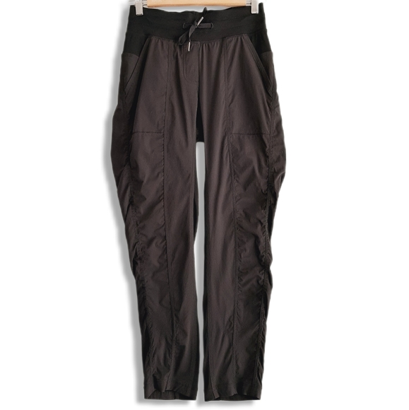 lululemon athletica Pants - LULULEMON Street To Studio Pant II Unlined Black Sz 4 Flawed